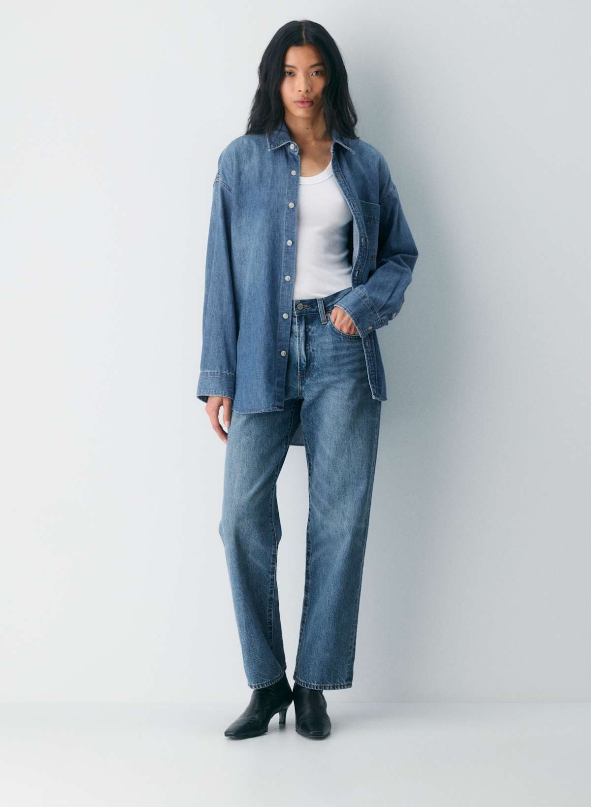 The '80s Comfy Denim Shirt
